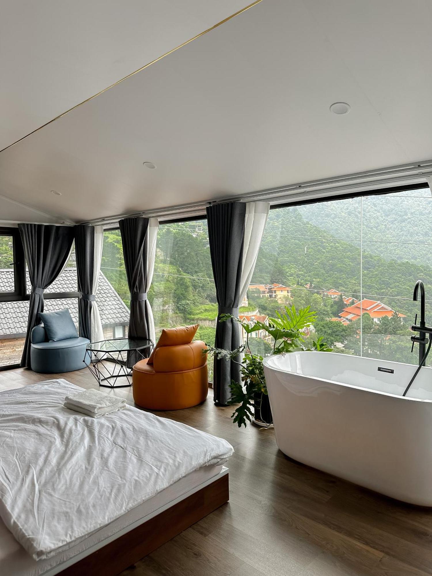 Ferienwohnung Bach Xanh House Tam Ðảo Exterior foto